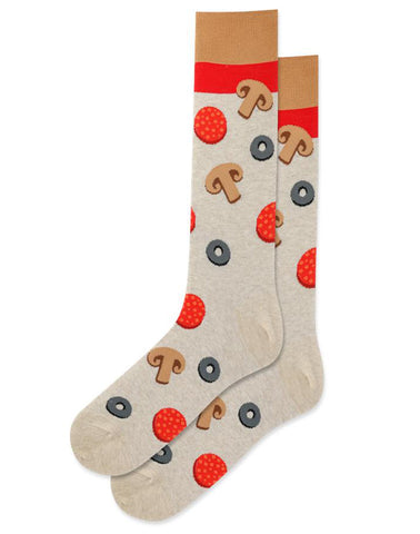 Pizza Toppings Men's Socks