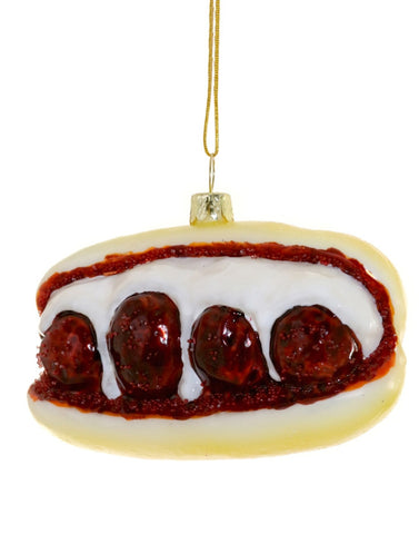 Meatball Sandwich Ornament