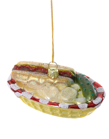 Hot Dog Lunch Ornament