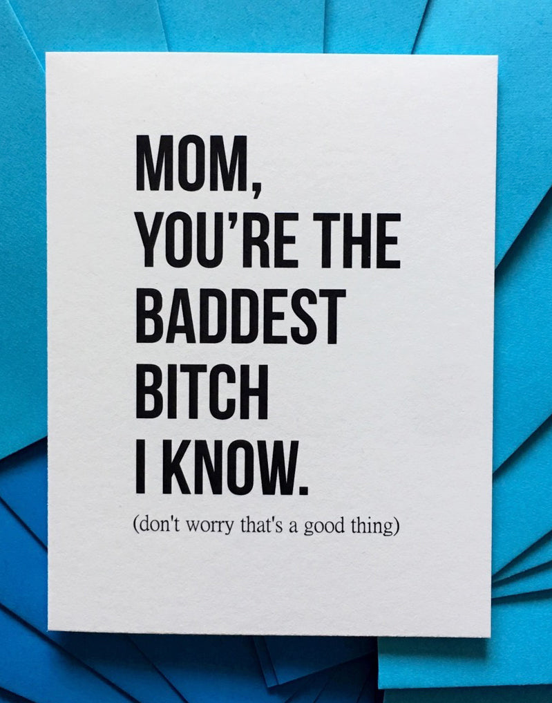 Bad B Mom Card