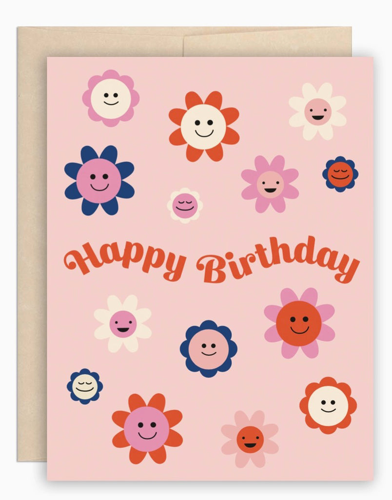 Crazy Daisy Birthday Card