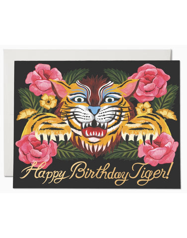 Happy Birthday Tiger Card