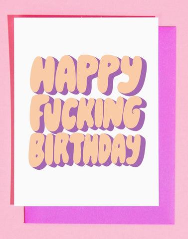 Effing Birthday Card