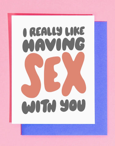 Having Sex Card