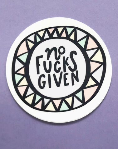 None Given Sticker