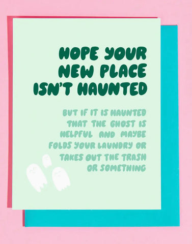 Haunted Place Card