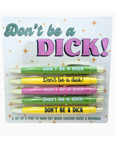 Don't Be Pen Set