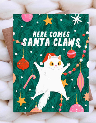 Santa Claws Card