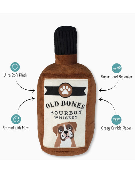 Old Bones Bourbon Dog Toy