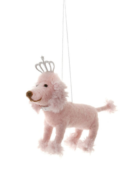 Pink Poodle Ornament