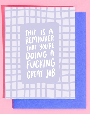 Reminder Card