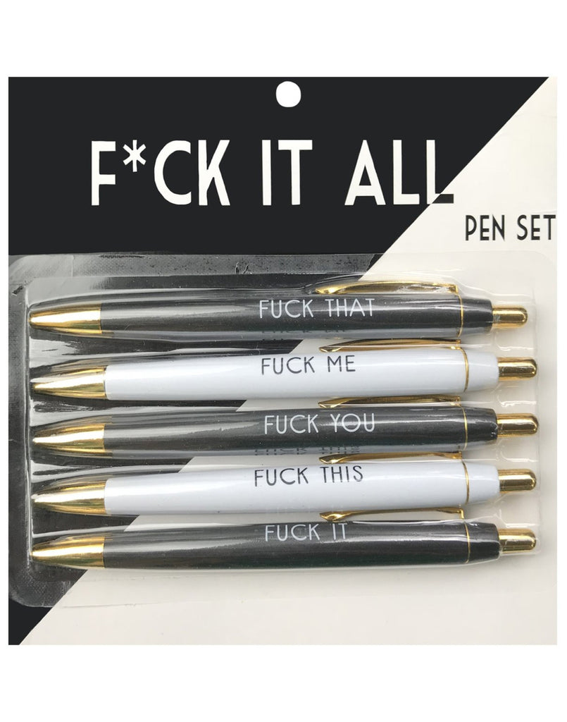 Fuck It All Pen Set